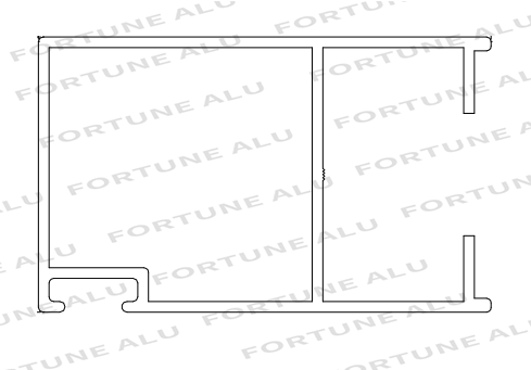 Peru 6063 T5 Aluminum Profiles Extrusion for Window Door China Factory