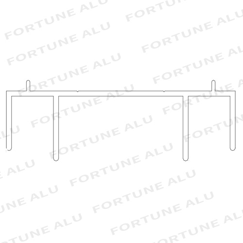 Colombia Market Aluminum Extrusion Profile for Windows and Doors