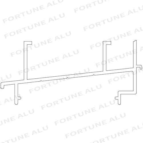 Custom 6000 series Colombia market aluminum extrusion profiles for window and door