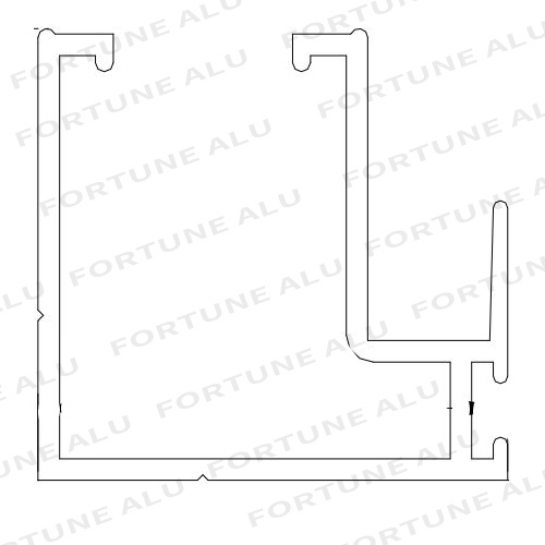 Custom Colombia Market Aluminium Window Door Frame Sections Profiles from China