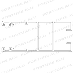 Colombia Market Aluminum Extrusion Profile For Windows And Doors