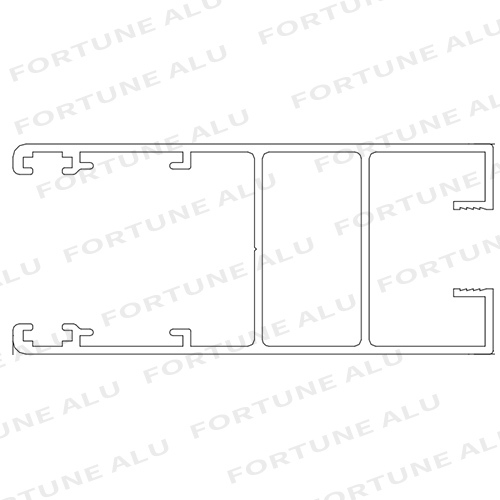 Colombia Market Aluminum Extrusion Profile For Windows And Doors