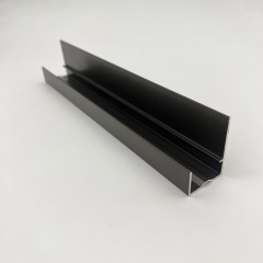 Powder Coated Aluminium Extrusions Profiles Section China to South Africa