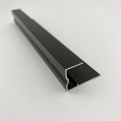 Powder Coated Aluminium Extrusions Profiles Section China to South Africa