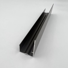Powder Coated Aluminium Extrusions Profiles Section China to South Africa