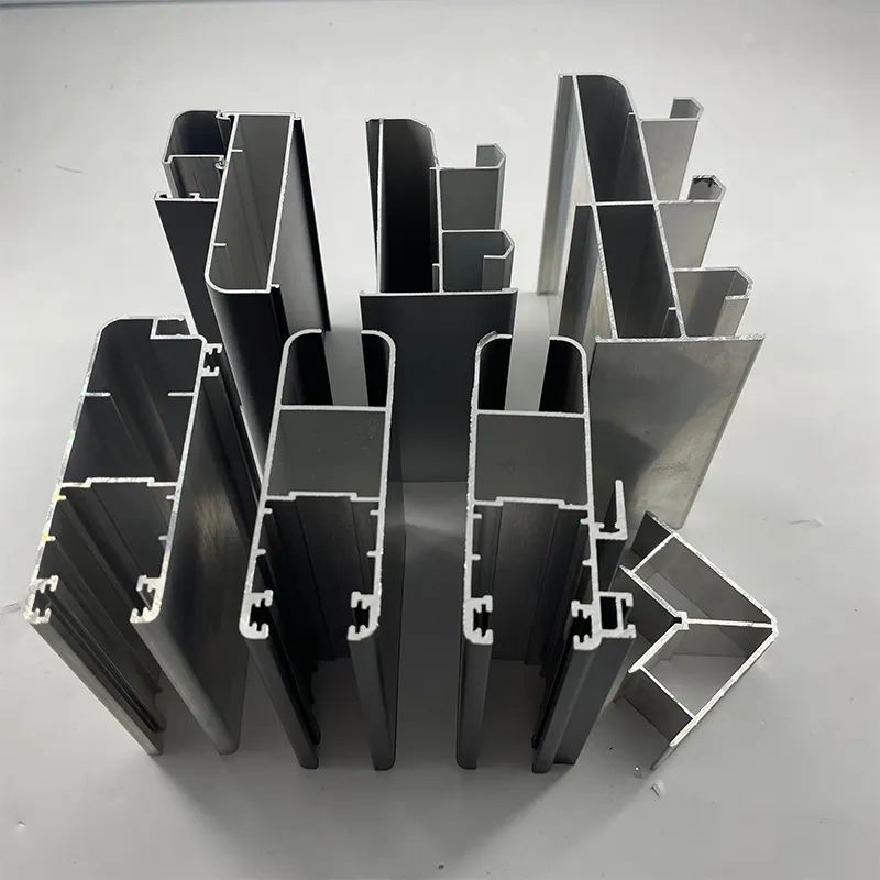 Aluminium Profile for Mexico Aluminium Window Door Profile with Coating Black Color