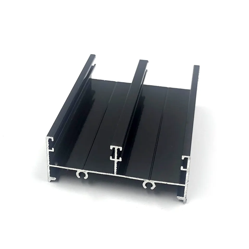 Aluminium Profile for Mexico Aluminium Window Door Profile with Coating Black Color