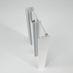 Custom 6000 series Dominican market aluminum extrusion profiles for window and door