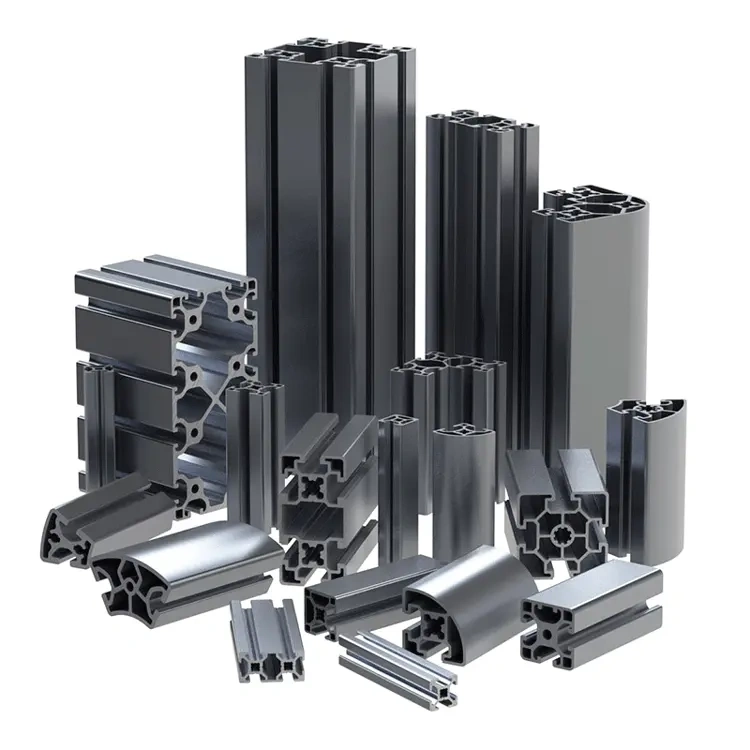 Paraguay Market 6000 series different shape aluminum extruded profiles wholesale