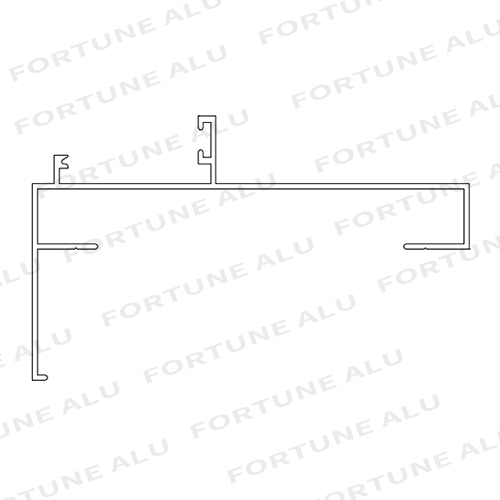 Dubai Market Extruded Aluminum Profile For Doors And Windows
