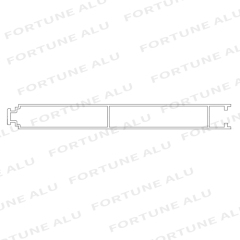Dubai Market Extruded Aluminum Profile For Doors And Windows