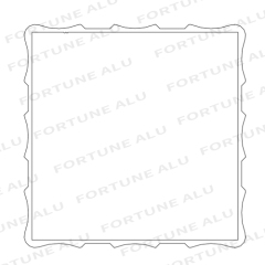 Dubai Market Custom Square Hollow Aluminum Extrusion Profiles from China