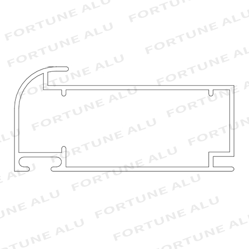Dubai Market Extruded Aluminum Profile For Doors And Windows