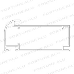 Dubai Market Extruded Aluminum Profile For Doors And Windows