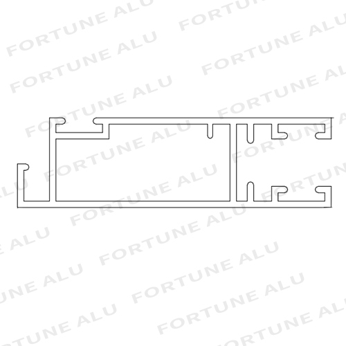 Gabon Market Extruded Aluminum Profile For Doors And Windows