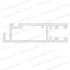 Gabon Market Extruded Aluminum Profile For Doors And Windows