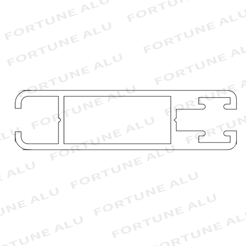 Gabon Market Aluminum Extrusion Profile for Doors Windows China Factory