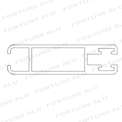 Gabon Market Aluminum Extrusion Profile for Doors Windows China Factory