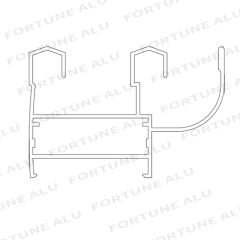 Gabon Market Extruded Aluminum Profile For Doors And Windows