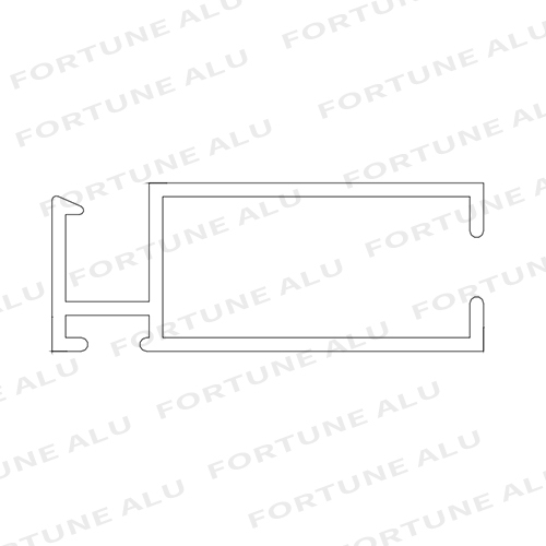 Gabon Market Extruded Aluminum Profile For Doors And Windows