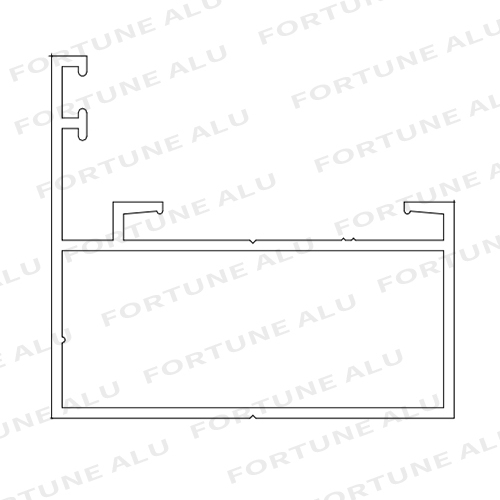 Gabon Market Extruded Aluminum Profile For Doors And Windows