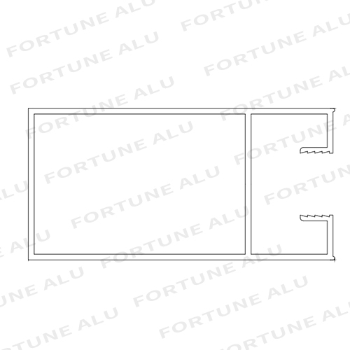 Gabon Market Aluminum Extrusion Profiles for Windows Doors China Factory