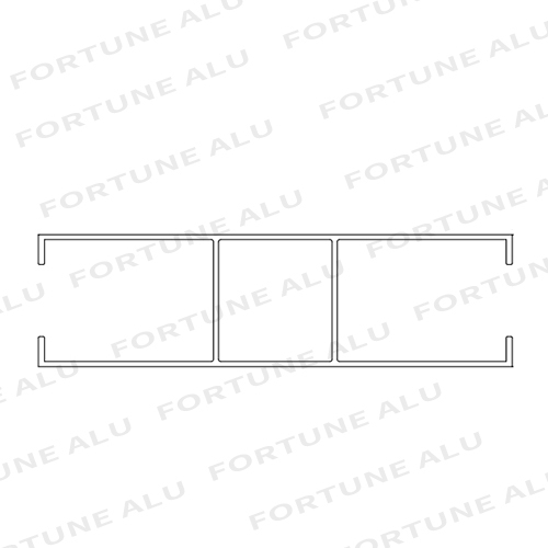 Indonesia Market Extruded Aluminum Profile For Doors And Windows