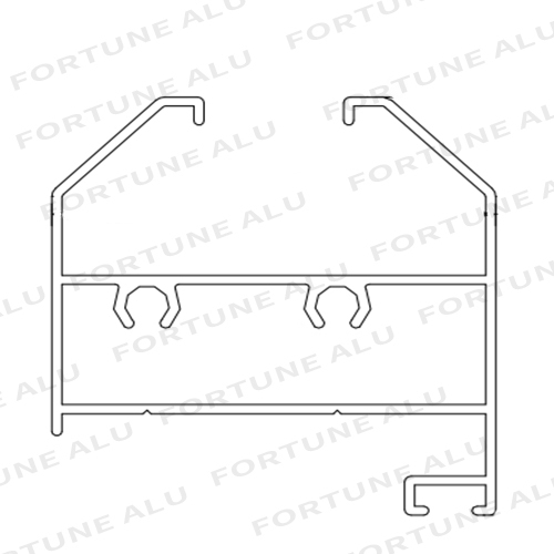 Indonesia Market Aluminum Extrusion Profile for Doors and Windows