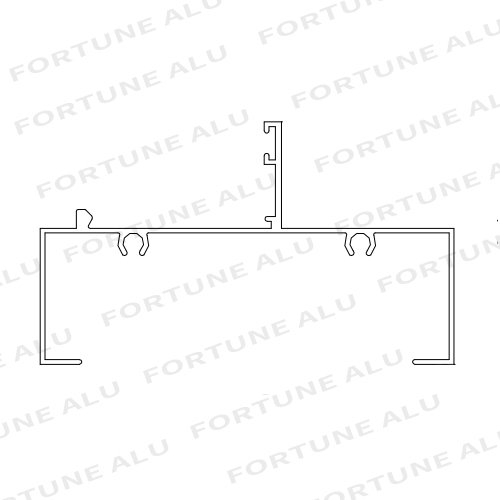 Indonesia Market Extruded Aluminum Profile For Doors And Windows