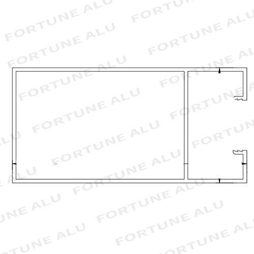 Indonesia Market Extruded Aluminum Profile For Doors And Windows