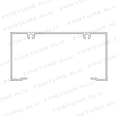 Indonesia Market Extruded Aluminum Profile For Doors And Windows