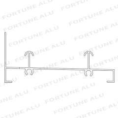 Custom Powder Coated Profile Aluminium Extrusion for Window Door Malaysia Market