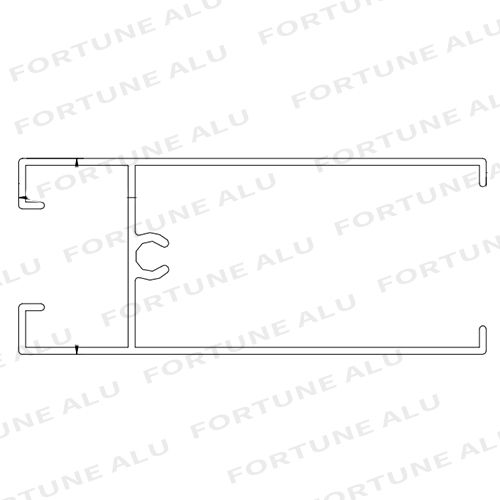 Indonesia Market Extruded Aluminum Profile For Doors And Windows