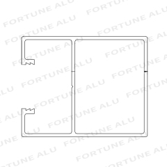 Indonesia Market Aluminium Extrusion Profile Products for Windows Doors