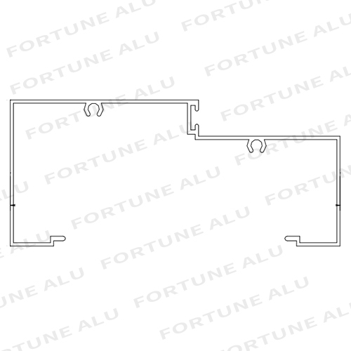Indonesia Market Extruded Aluminum Profile For Doors And Windows