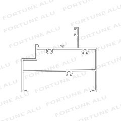 Indonesia Market Extruded Aluminum Profile For Doors And Windows