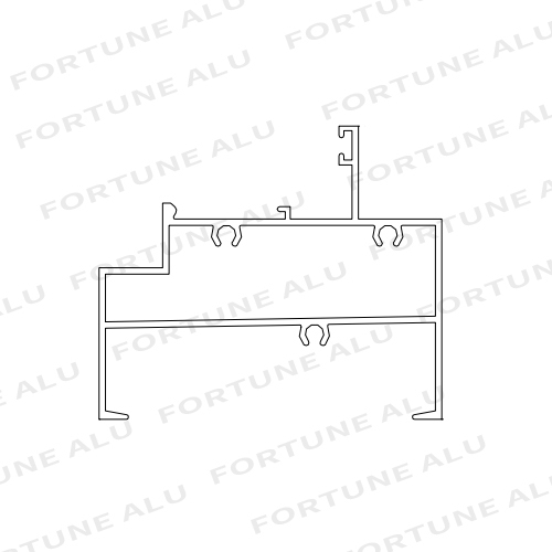 Indonesia Market Extruded Aluminum Profile For Doors And Windows