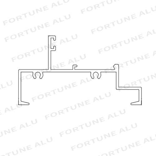 Indonesia Market Extruded Aluminum Profile For Doors And Windows