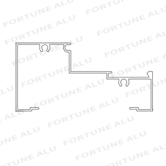 Indonesia Market Extruded Aluminum Profile For Doors And Windows