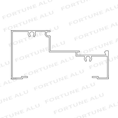 Indonesia Market Extruded Aluminum Profile For Doors And Windows