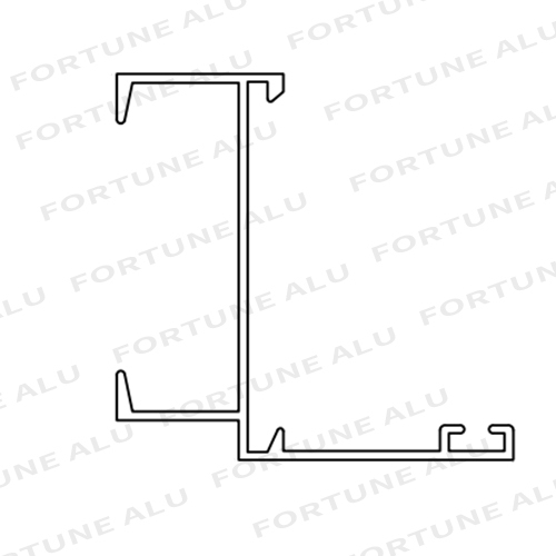 Cambodia Market Extruded Aluminum Profile For Doors And Windows