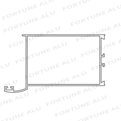 Cambodia Market Extruded Aluminum Profile For Doors And Windows