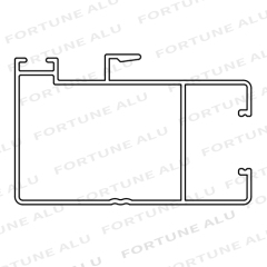 Cambodia Market Extruded Aluminum Profile For Doors And Windows