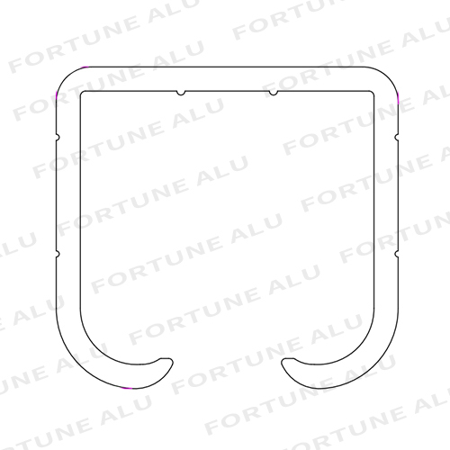 Cambodia Market Extruded Aluminum Profile For Doors And Windows
