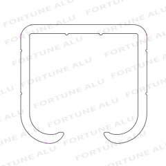 Cambodia Market Extruded Aluminum Profile For Doors And Windows