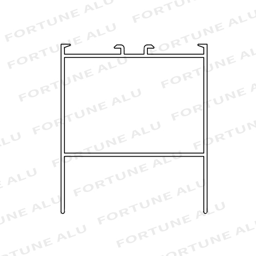 Cambodia Market Extruded Aluminum Profile For Doors And Windows