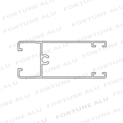 Cambodia Market Extruded Aluminum Profile For Doors And Windows