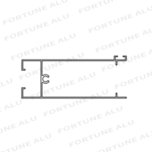 Cambodia Market Extruded Aluminum Profile For Doors And Windows