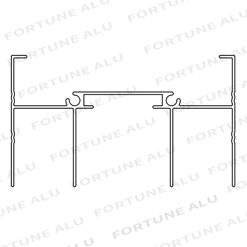 Cambodia Market Extruded Aluminum Profile For Doors And Windows