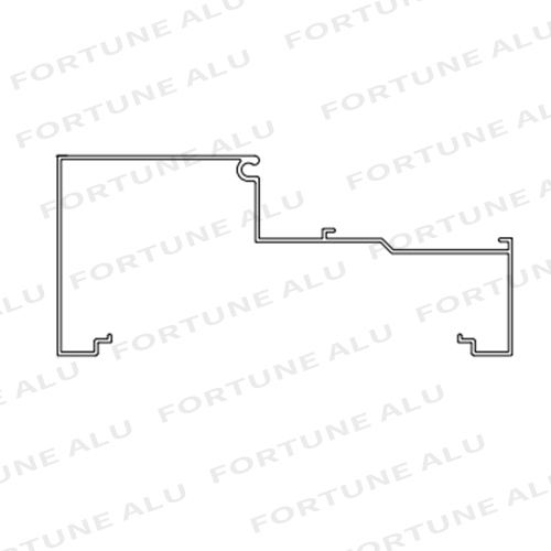 Cambodia Market Extruded Aluminum Profile For Doors And Windows